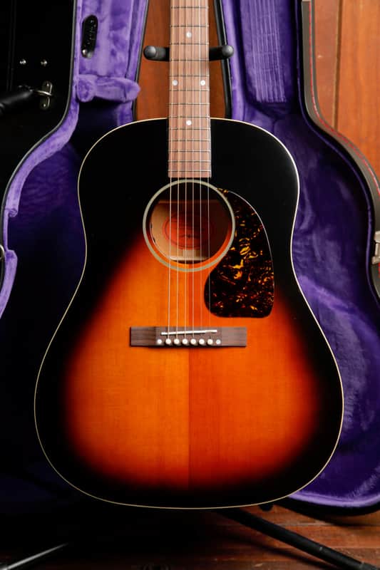 Epiphone 1942 Banner J-45 Reissue Vintage Sunburst Acoustic-Electric Guitar image 1