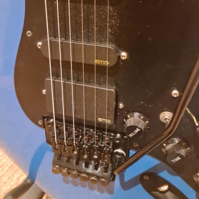 Kramer Pacer Deluxe 1986 Flip Flop Blue Reb Beach Tribute image 17