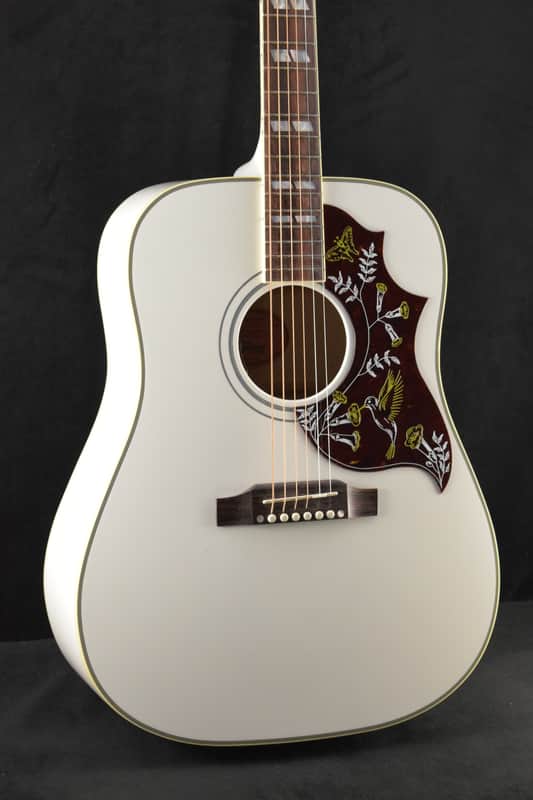 Gibson Custom Made to Measure Acoustic-Electric Hummingbird Maple Alpine White
