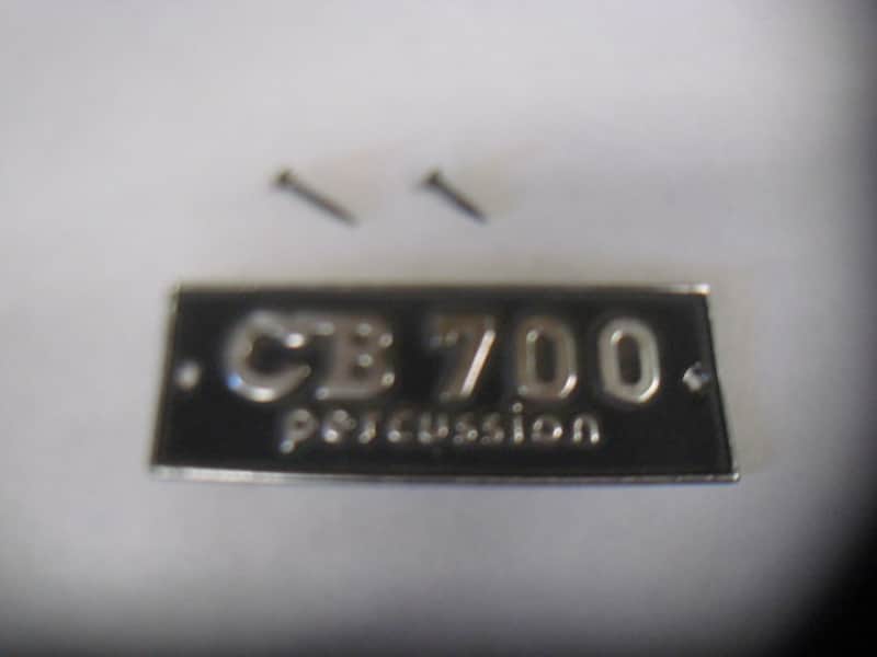 CB 700 Badge w/ original tacks. 70's/80's Black/Silver image 1