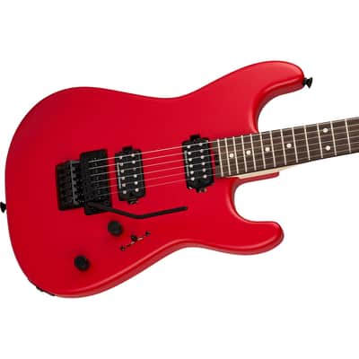 Charvel Pro-Mod Series San Dimas Style 1 HH FR RW Electric Guitar, Satin Ferrari Red image 4
