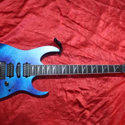 2010 Ibanez RG3770Z-CAB Prestige Caribbean Blue Lagoon image 1