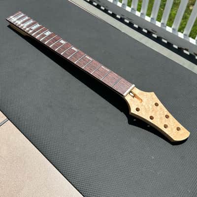 Warmoth Meadowhawk (Fits Stratocaster) Neck - Birdseye Maple + Rosewood, Stainless Jumbo frets, 25.5" Scale, 42mm Nut image 2