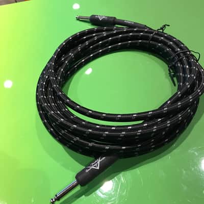 Fender FG15BS Custom Shop Performance Series GuitarInstrument Cable 15' Black Tweed image 3