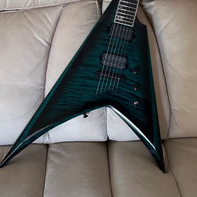ESP USA V-II NT Black AquaBurst Quilt image 1