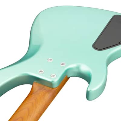 Sadowsky MetroExpress 24-Fret Modern Bass, Roasted Maple Fingerboard, 4-String - Solid Sage Green Metallic High Polish image 6