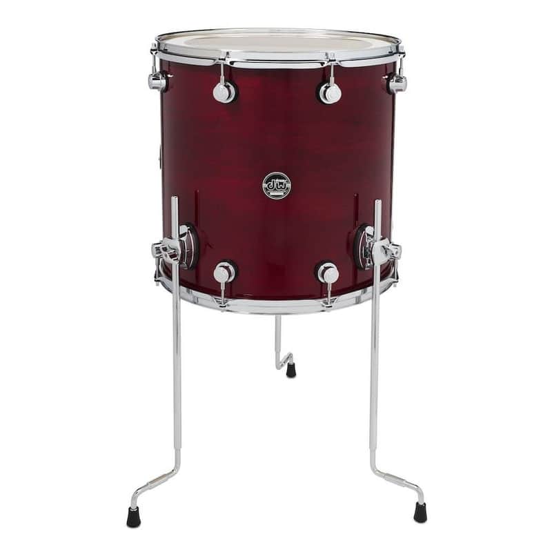 DW Performance Floor Tom 16x16 Cherry Stain image 1