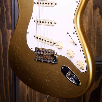 Fender Custom Shop Postmodern Stratocaster Journeyman Relic, Aged Aztec Gold image 5