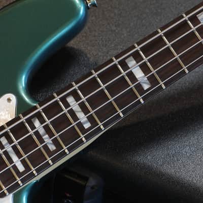 Unplayed! 2017 Fender Adam Clayton Jazz Bass Electric Bass Sherwood Metallic Green + OHSC image 9