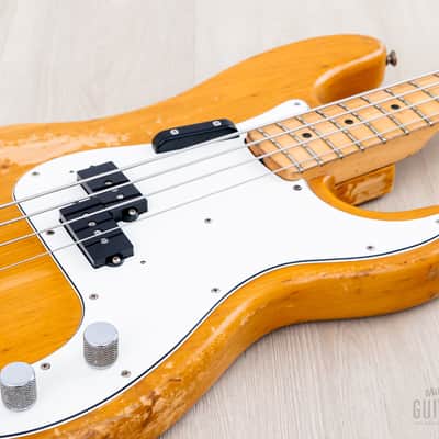 1972 Fender Precision Bass Natural Ash Vintage Bass w/ 1 1/2" Nut Width, Case image 6