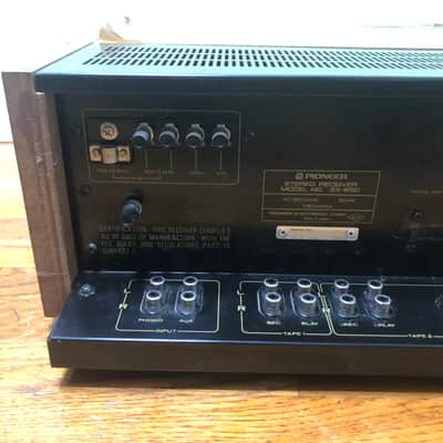 Silver Face Pioneer SX-650 Receiver 70's - Serviced! image 10
