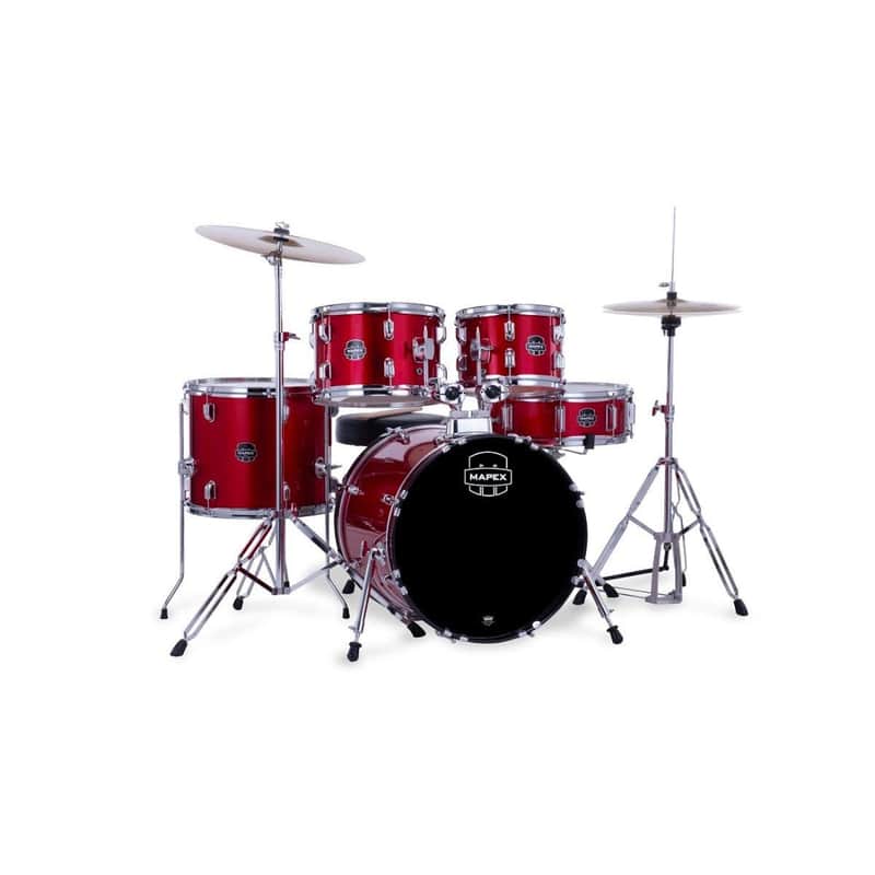 Mapex Comet 5-Piece Drum Set 18" Bass Drum, Infra Red image 1