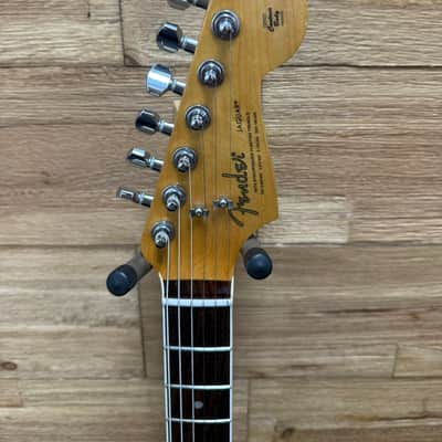 Fender Kurt Cobain Jaguar Guitar-2013-MIM- 3-Color Sunburst 8lbs 9oz w/gig bag image 7