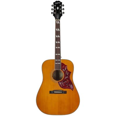 Epiphone Hummingbird Studio, Antique Natural, with Gig Bag image 4