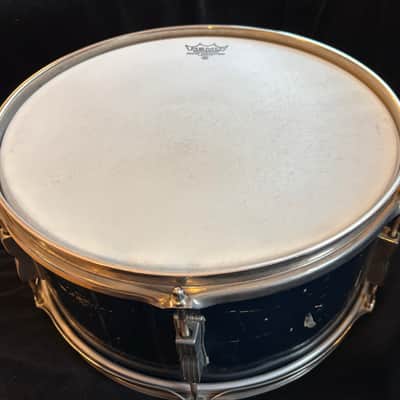 Ludwig No. 490 Pioneer 6.5x14" 6-Lug Snare Drum 1964 Blue Lacquer image 12