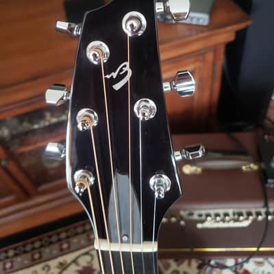 Breedlove Custom Shop Series SJ25 Custom [A/E] | Port Orford Cedar and Figured & Flamed Walnut | Signed Jayson Bowerman image 23