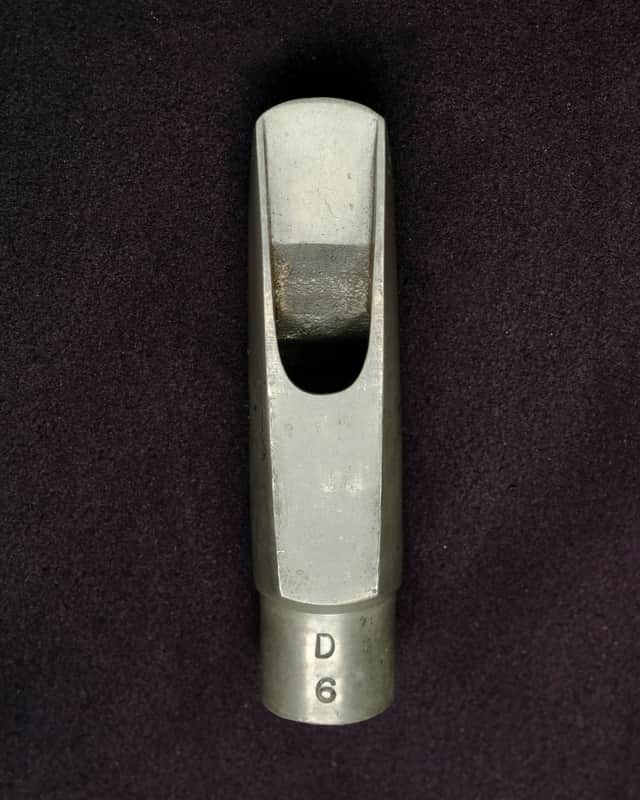 Dukoff D6 Super Power Chamber Alto Mouthpiece - Silverite image 1