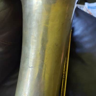 Buescher Baritone Saxophone True Tone 1931 - Bare Brass image 10