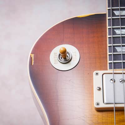 GIBSON USA Custom Shop Signature Jimmy Page "Number Two" Les Paul Reissue Tom Murphy Aged 41# "Page Burst" (2009) image 8