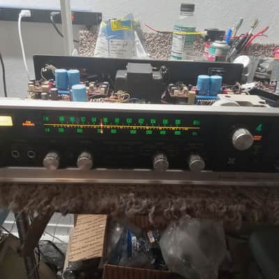 Sansui QR-1500 1973 - Walnut / Silver FULLY RECAPPED | Reverb