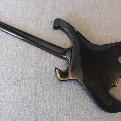 Vintage 1980s Guild Burnside Crossbow Headless Guitar Steinberger Tremolo Arm Case Wasp Spider Shape image 12