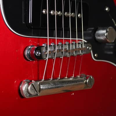 1981 Gibson Victory X MV-10 with Stopbar Tailpiece Candy Apple Red w/ Mods & Hard Case image 9