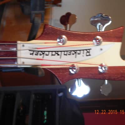 Rickenbacker 4001 cs [ chris squire limited edition] left hand 1996 cream yellow image 3