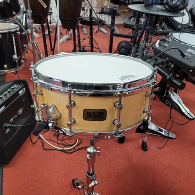 Tama LMP1455SMP 5.5x14" S.L.P. Series Classic Maple Snare Drum 2012 - Present - Natural image 1
