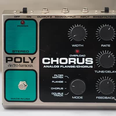 Electro-Harmonix Poly Chorus Analog Flange / Chorus Effects Pedal #58810 image 2