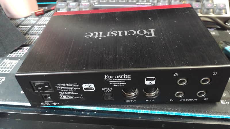 Focusrite Clarett 2Pre USB Audio Interface 2010s - Red image 1