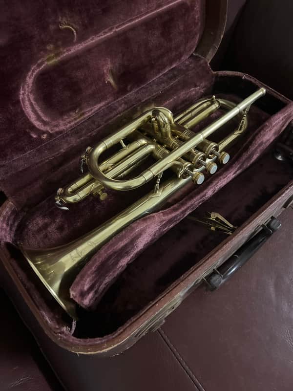 Conn/Pan American 58A Bb Cornet (1951) SN 215217 (100% - new clear lacquer) image 1