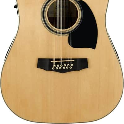 Ibanez PF1512ECE-NT PF Performance Acoustic Guitar 12-String - Natural High Gloss image 7