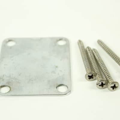 1975 Vintage Fender Precision Bass/Telecaster/Jazz Bass Neck Plate w/Orginal Screws 1970s USA image 4