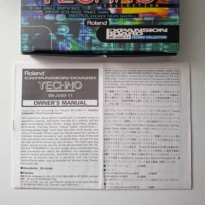 Roland SR-JV80-11 Techno Collection Expansion Board image 5