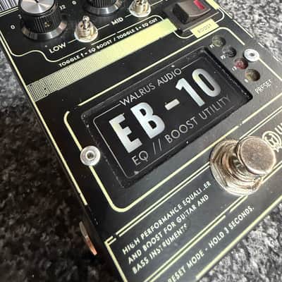 Walrus Audio EB-10 Preamp/EQ/Boost 2020 - Matte Black image 3
