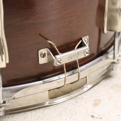Ludwig Auditorium 6.5x15" 8-Lug Mahogany Snare Drum Vintage 1960's image 7