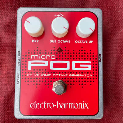 Electro-Harmonix Micro POG Polyphonic Octave Generator 2007 - Present - Red / Gray image 1