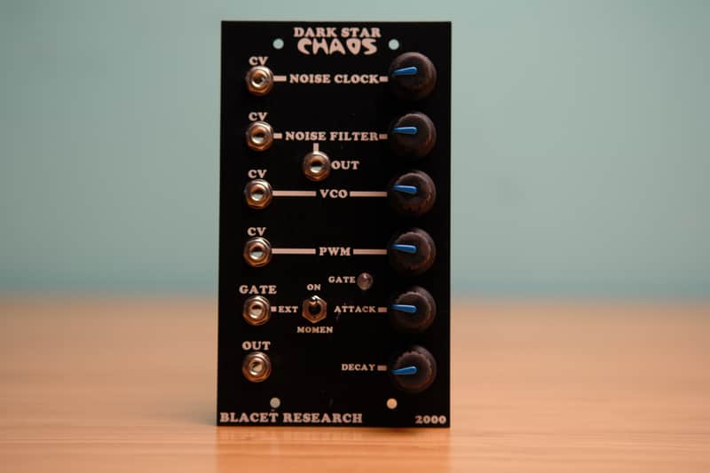 Blacet Research Dark Star Chaos DSC2000 Rev B Voltage Controlled Sound Synthesizer 1998 - Black image 1
