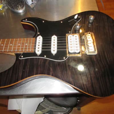 Yamaha Pacifica PAC612V Electric Guitar Translucent Black Pre-Owned image 2