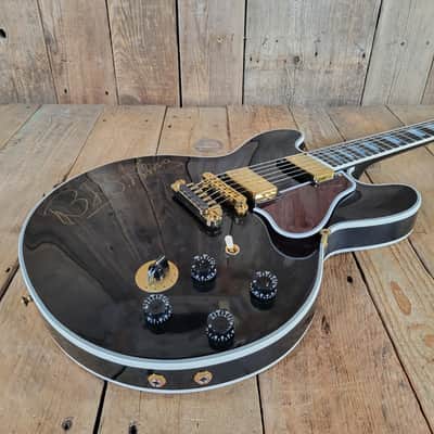 Gibson BB King Lucille Signature 2004 Signed by BB King with Pictures - Black image 9