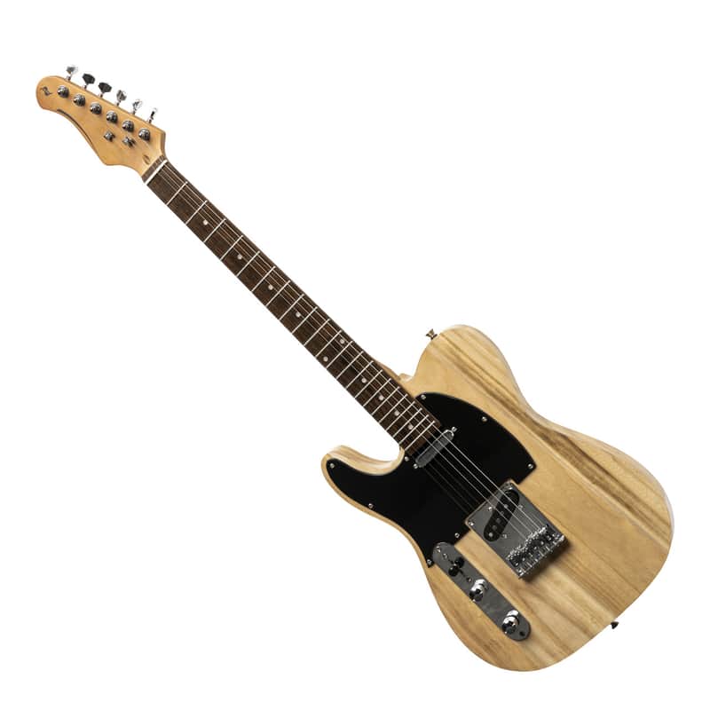 Stagg T Series Standard Electric Guitar Natural Finish Left Hand Model image 1