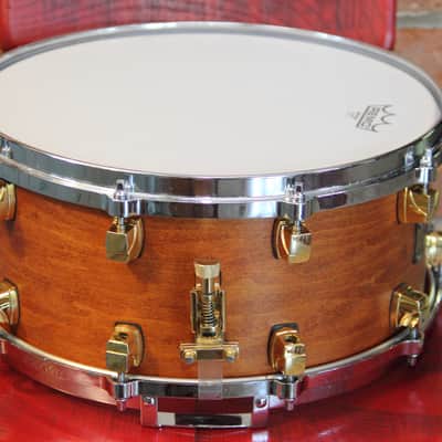 Yamaha Maple Custom - natural vintage 6.5x14 snare drum image 4