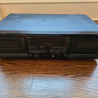 Optimus SCT-55 dual bay cassette deck Late 1990s - Black image 1