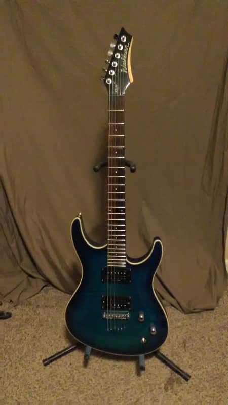 Washburn フルアコギター Washburn rx 30 ? blue flame Burst | Reverb