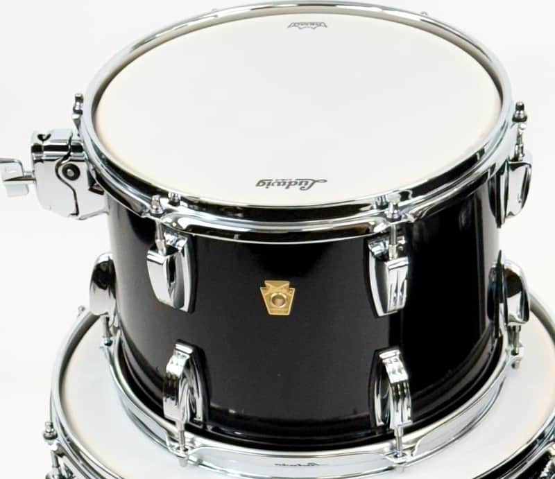 Ludwig *Pre-Order* Legacy Maple Black Cortex 8x10" Rack Tom Tom Drum | Special Order | Authorized Dealer image 1