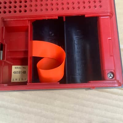 National Panasonic GX 300 vintage Radio Japan Red RF 888JB portable Radio image 8