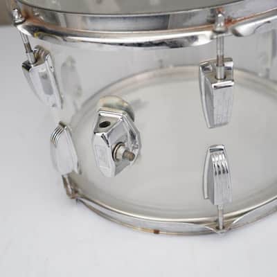 1976 Ludwig Vistalite Clear 5pc Drums #59091 image 11