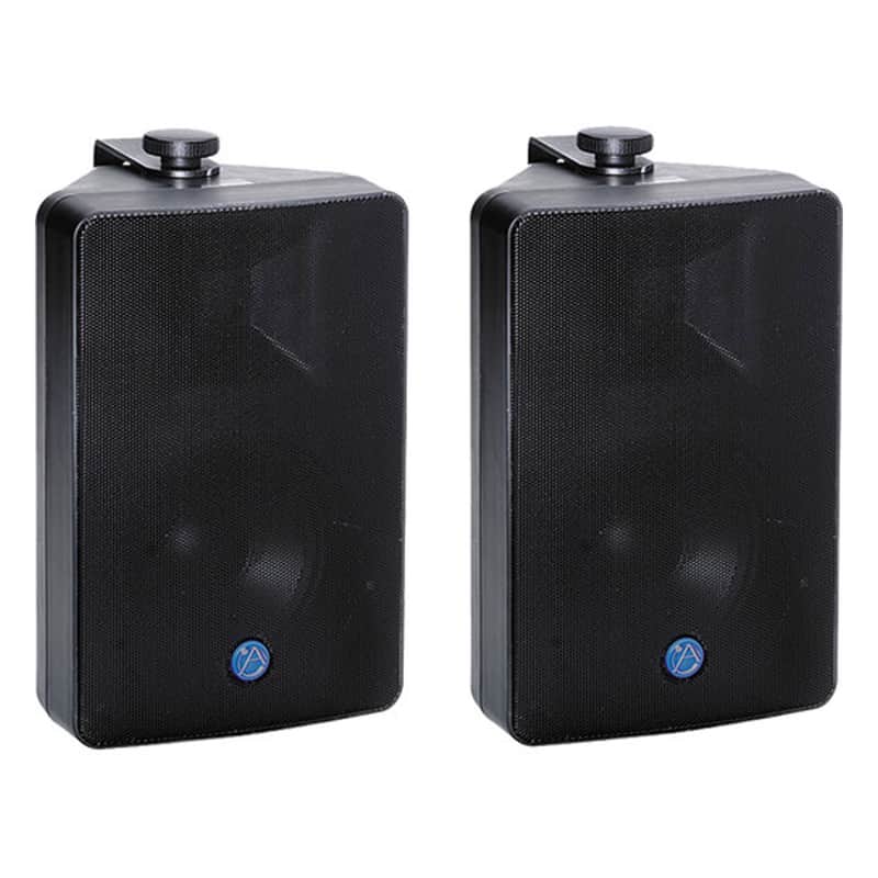Atlas SM52T 5.25" 2-Way Speaker w/30-Watt 70V/100V Transformer - Black, Pair image 1