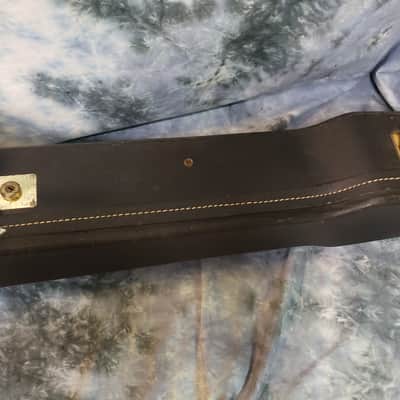 Used 1950's Ess and Ess Magnatone Mark IV Hard Shell Guitar Case Black image 3
