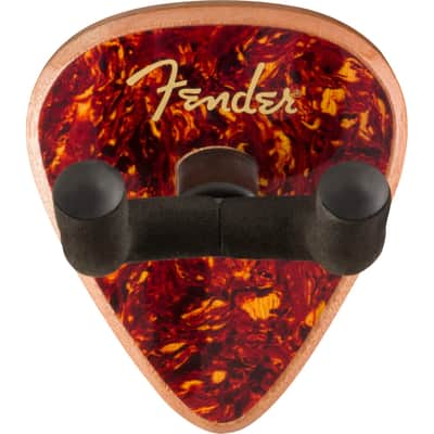 Fender 351 Guitar Wall Hanger, Tortoiseshell Mahogany image 4